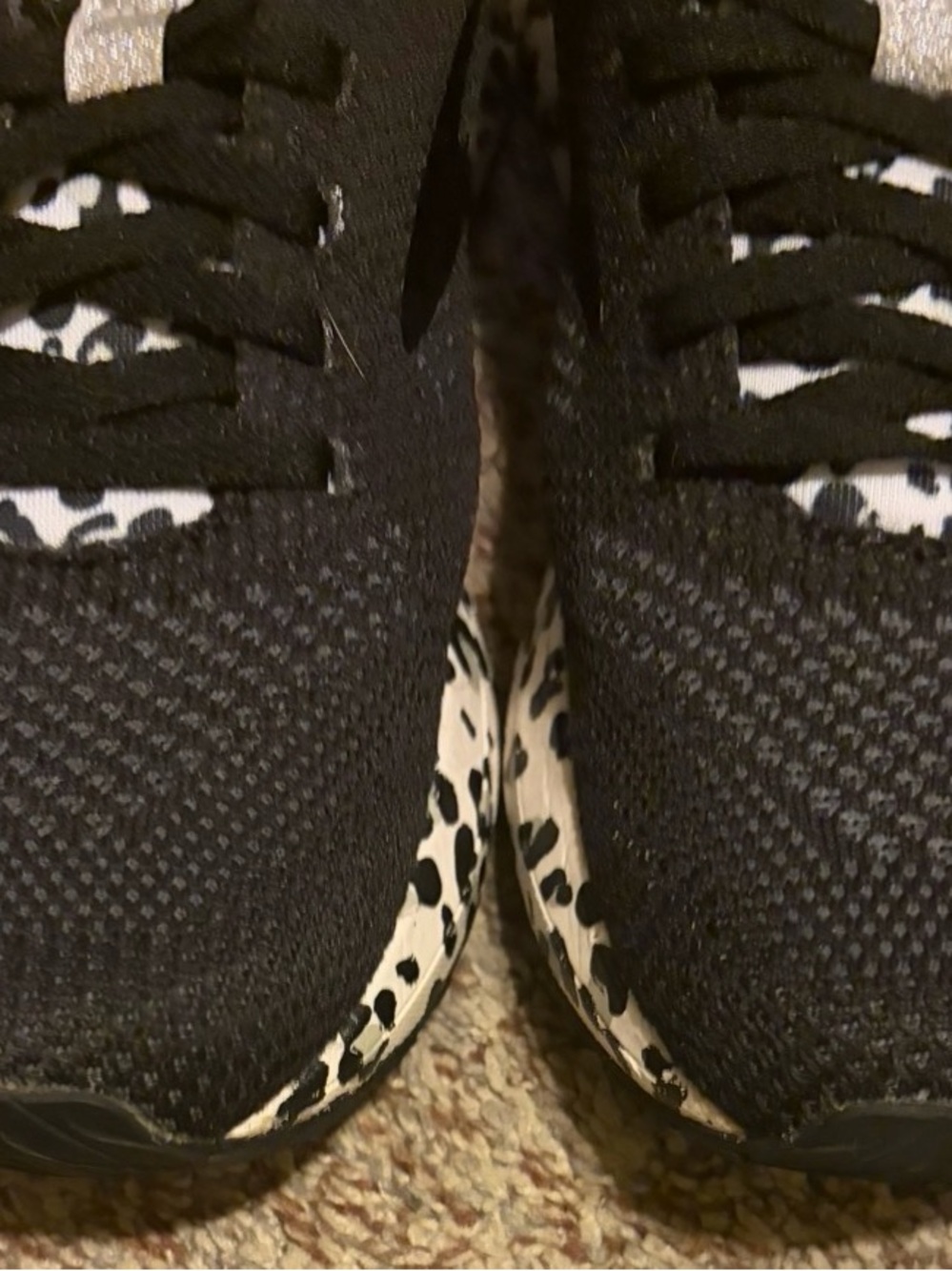 Brooks Black Running Shoes with Leopard-Print Trim - Picture 6 of 8